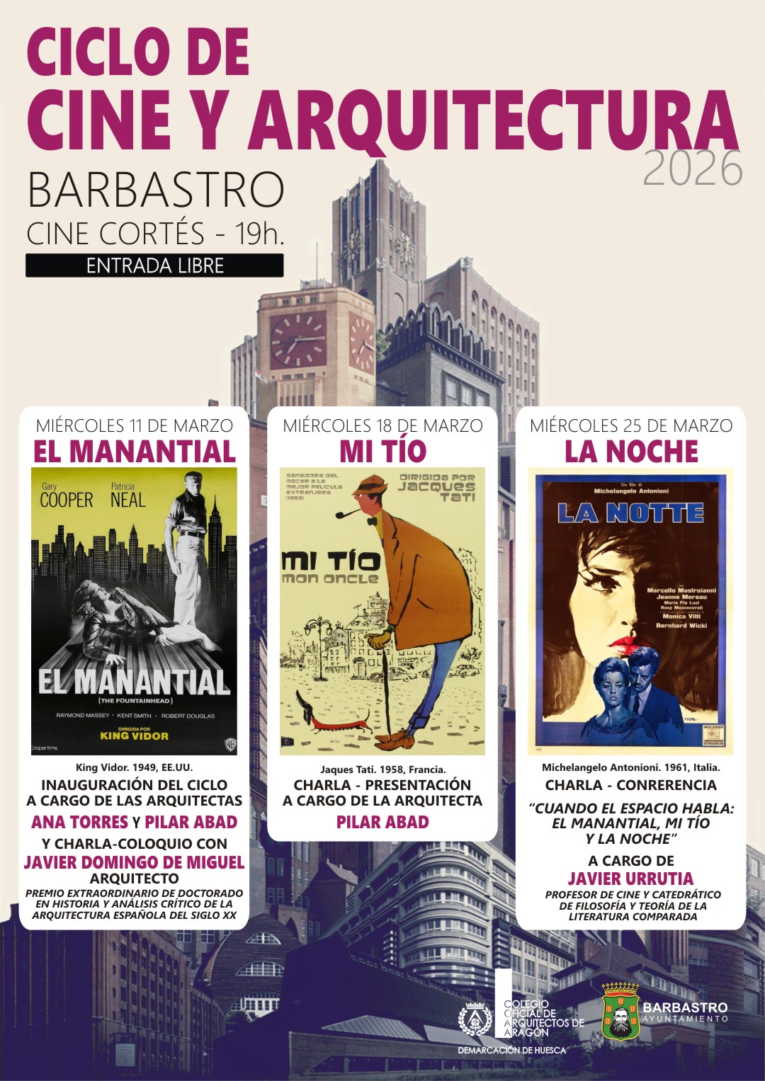 Ciclo Cine y Arquitectura