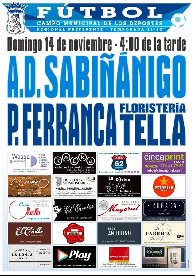 Ferranca Sabianigo 14 de noviembre