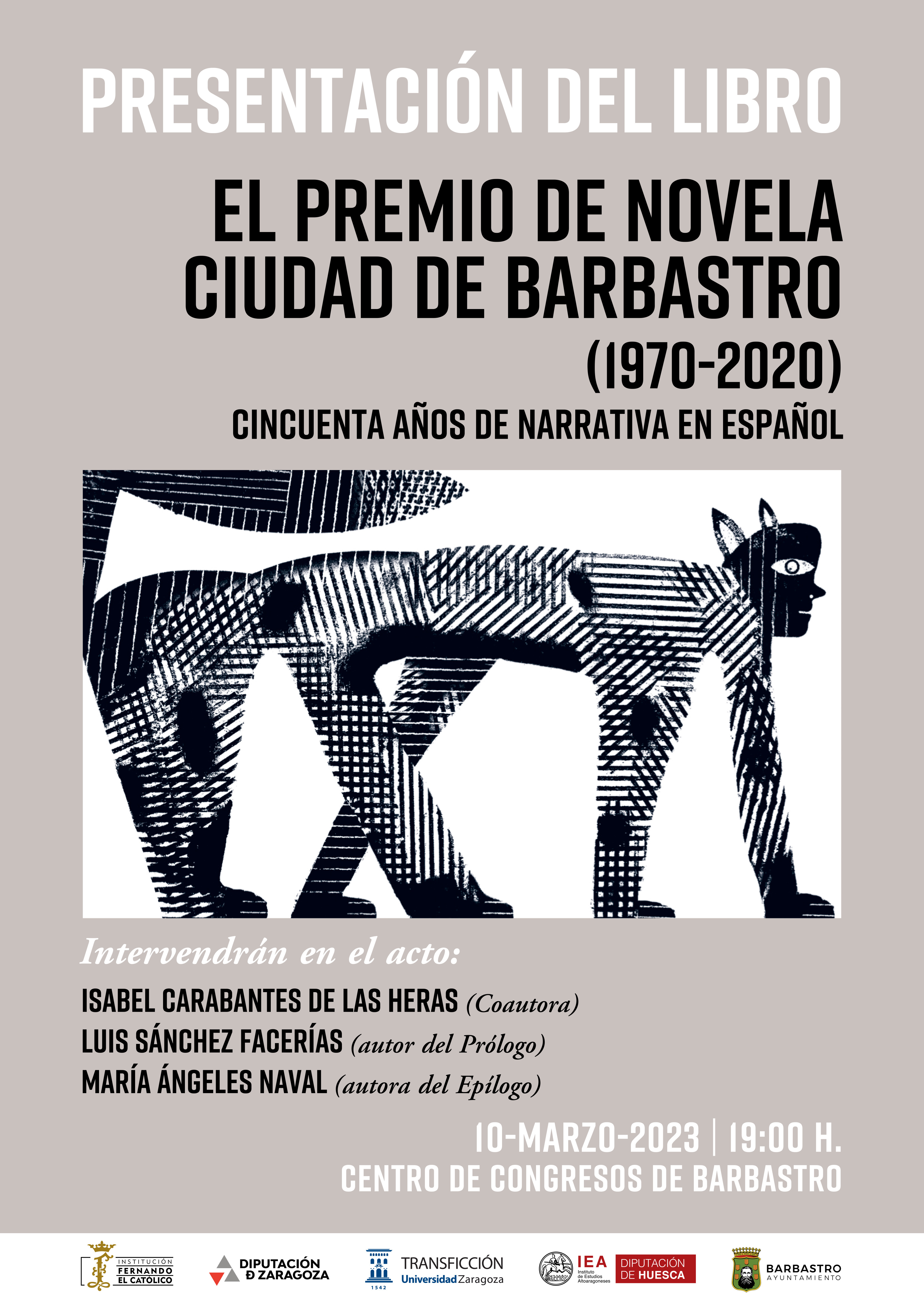 2303 cartel presentacion LIBRO PREMIO NOVELA cultura barbastro V2 WEB