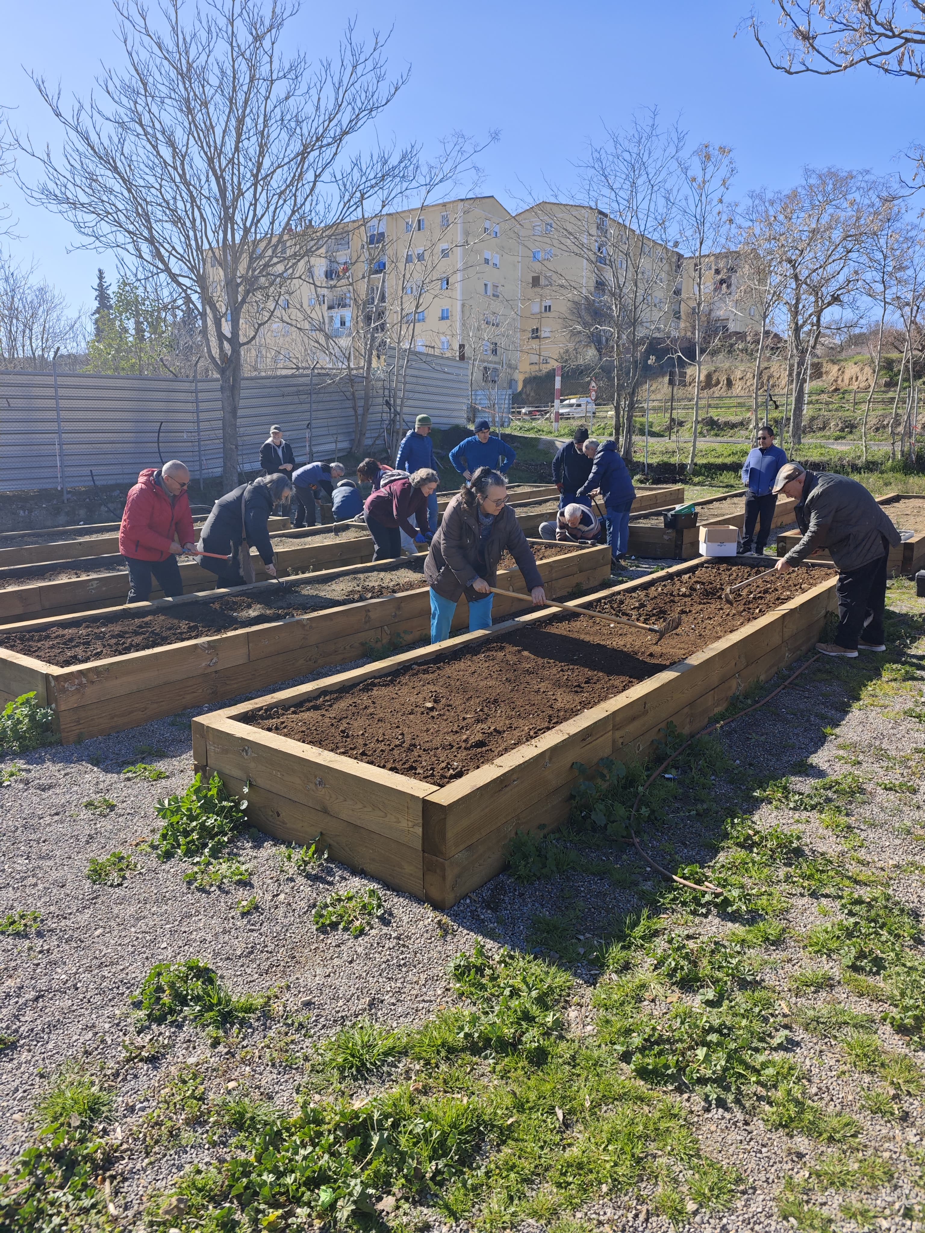 Continúa el curso de gestión de huertos ecológicos con la primera sesión práctica