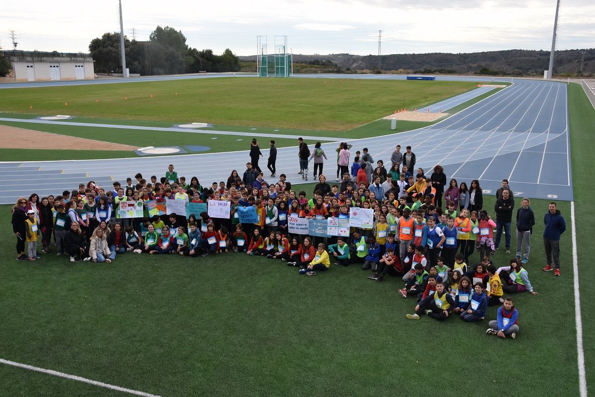 Doscientos escolares participan en la jornada ‘Deporte y mente sana’, que abre los actos del Día Mundial de la Infancia 2022 en Barbastro