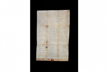 Documento de Jaime I, Rey de Aragón, dado en Barcelona el 27 de agosto de 1274