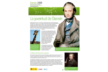 Exposición divulgativa sobre Darwin.