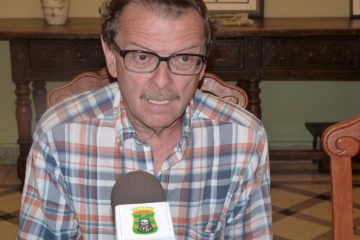 Luis Sánchez durante la rueda de prensa.