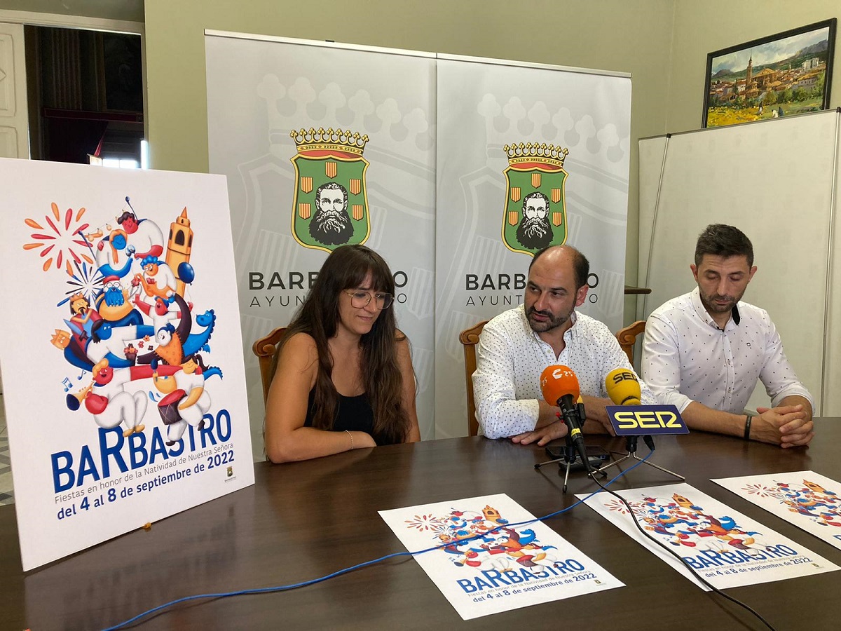 Presentacin cartel de fiestas 2022 Ayuntamiento de Barbastro