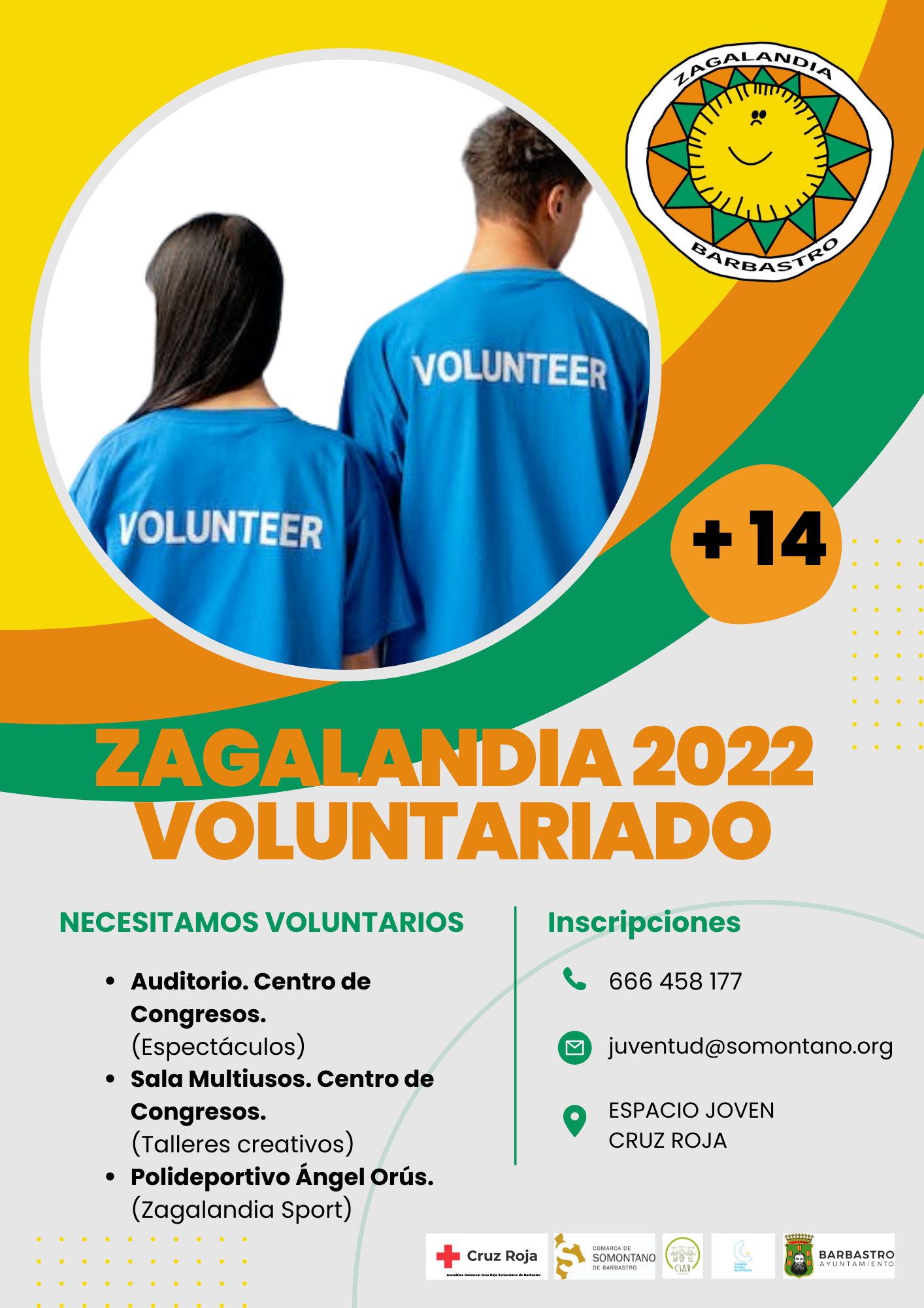 Zagalandia 2022 busca voluntarios