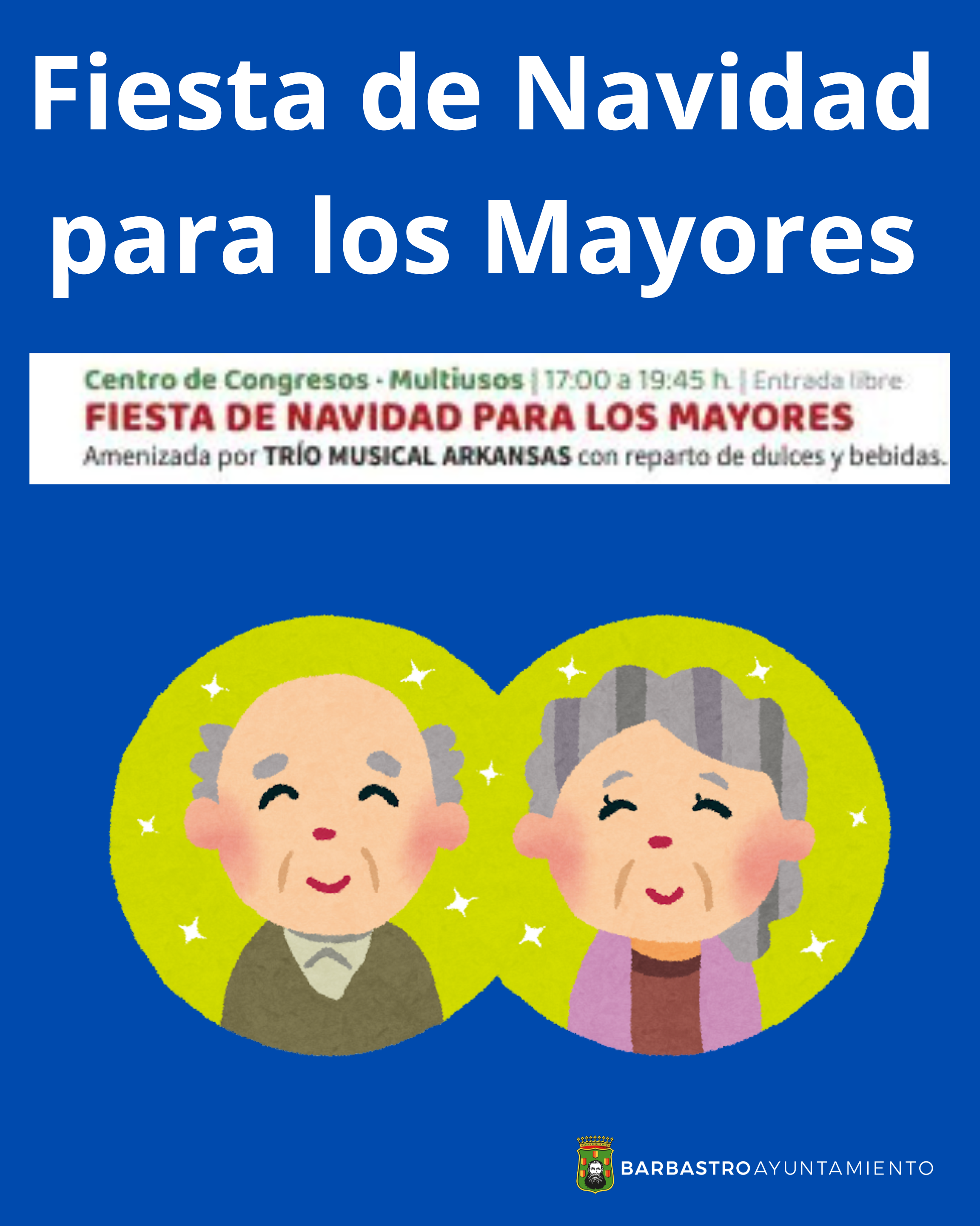 Póster vertical Recogida de juguetes navidad dibujos azul 4