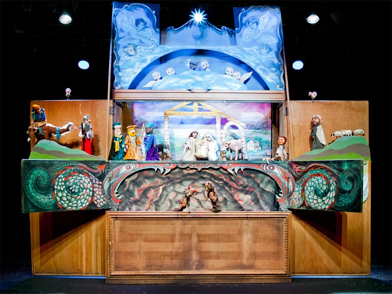 Retablo de Navidad. Titiriteros