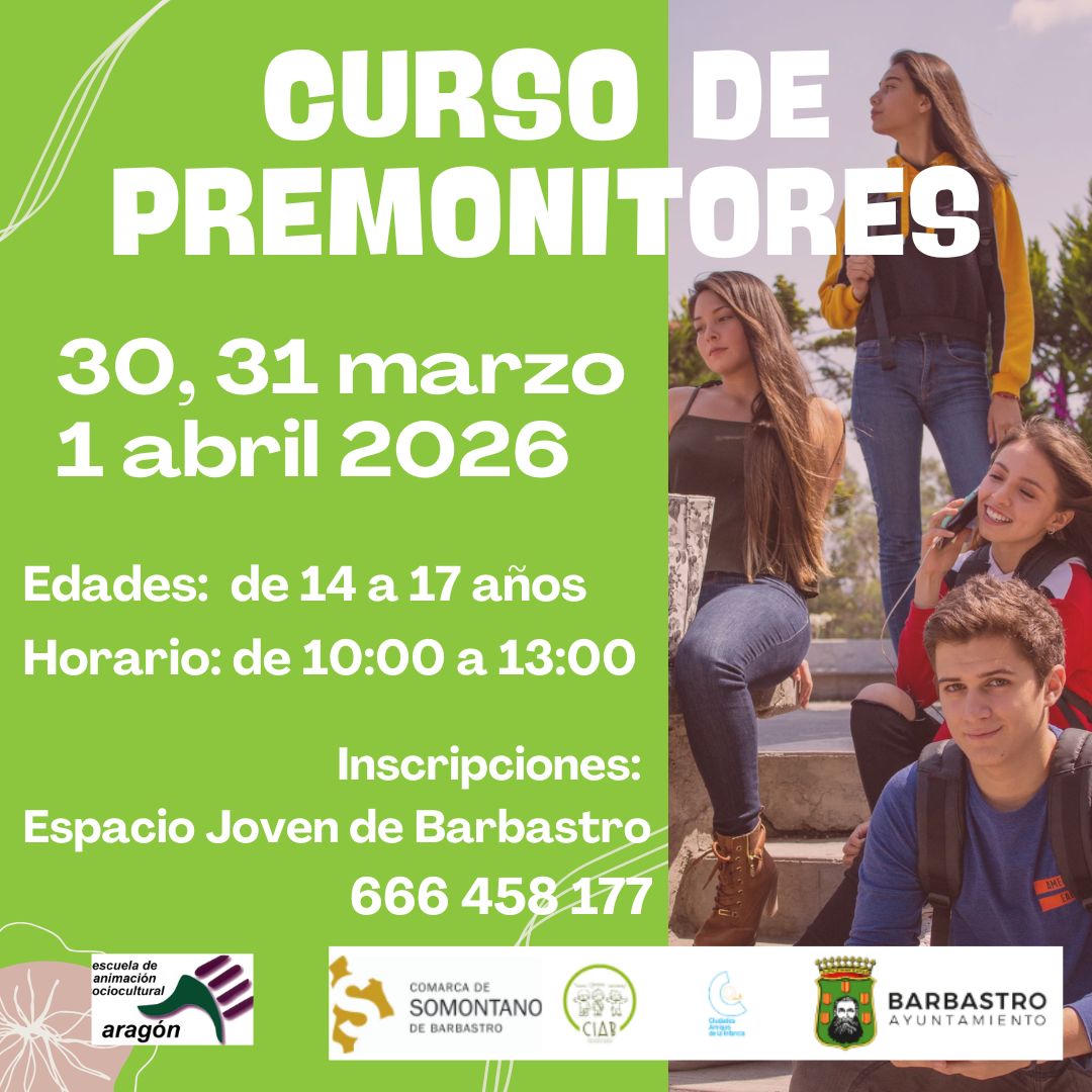 Barbastro organiza cursos de premonitor de tiempo libre