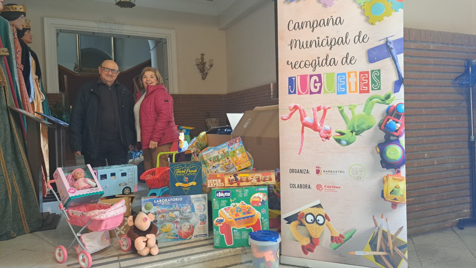 Barbastro recoge más de un centenar de juguetes para los más necesitados